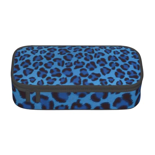 BREAUX Aufbewahrungstasche mit Leopardenfell-Motiv, großes Fassungsvermögen, Schreibwaren-Tasche, Reißverschlusstasche, Schwarz, One Size, Drucken BREAUX Aufbewahrungstasche mit Leopardenfell-Motiv, großes Fassungsvermögen, Schreibwaren-Tasche, Reißverschlusstasche, Schwarz, One Size, Drucken von BREAUX