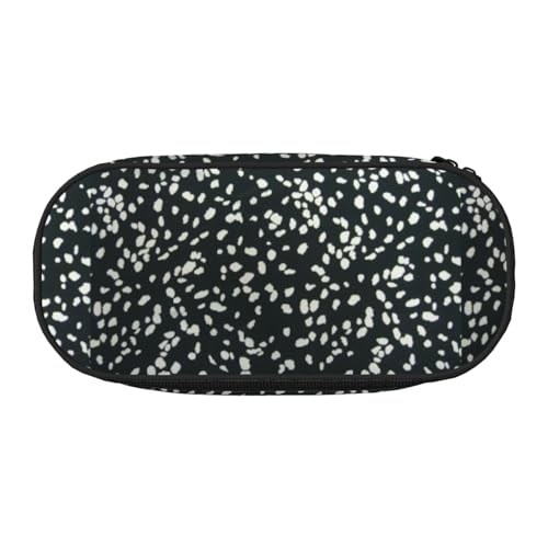 BREAUX Federmäppchen mit Leopardenmuster, 300D-Oxford-Stoff, Doppelkopf-Reißverschluss, Kosmetik- und Organizer von BREAUX