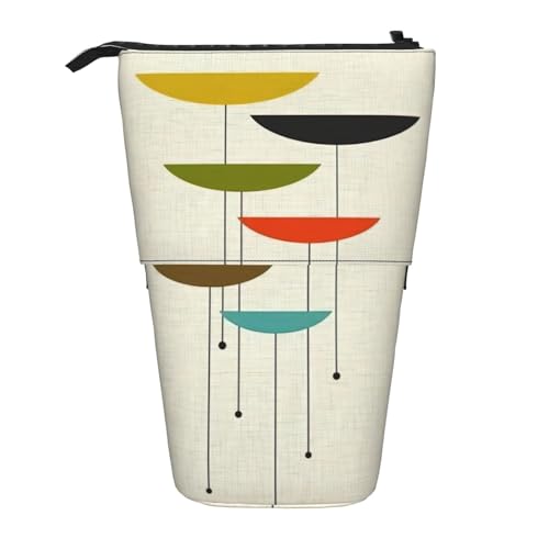 BREAUX Modernes Druck-Federmäppchen aus der Mitte des Jahrhunderts, vertikales einziehbares Federmäppchen, modische Geldbörse, multifunktionale Aufbewahrungstasche von BREAUX