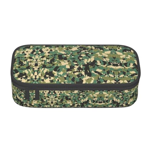 BREAUX Unisex-Federmäppchen mit Camouflage-Muster, vielseitige Schreibwaren-Aufbewahrungstasche für Büro, Reisen oder Make-up von BREAUX