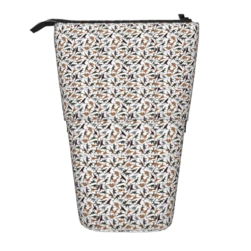 BREAUX Vertikaler Organizer mit Tigerstreifen, Camouflage-Druck, tragbare Aufbewahrungstasche, Kosmetiktasche mit Reißverschluss, Urlaubsgeschenk, Flache, beschichtete Retriever-Pfote., Einheitsgröße, BREAUX Vertikaler Organizer mit Tigerstreifen, Camouflage-Druck, tragbare Aufbewahrungstasche, Kosmetiktasche mit Reißverschluss, Urlaubsgeschenk, Flache, beschichtete Retriever-Pfote., Einheitsgröße, von BREAUX