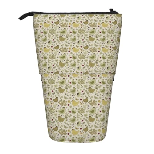 BREAUX Vertikaler Organizer mit gelben Blättern, Huhn-Druck, tragbare Aufbewahrungstasche, Kosmetiktasche mit Reißverschluss, Urlaubsgeschenk, Yellow Leaves Huhn, Einheitsgröße, Multifunktional: BREAUX Vertikaler Organizer mit gelben Blättern, Huhn-Druck, tragbare Aufbewahrungstasche, Kosmetiktasche mit Reißverschluss, Urlaubsgeschenk, Yellow Leaves Huhn, Einheitsgröße, Multifunktional: von BREAUX