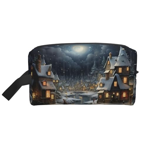 BREAUX Weihnachten Bedruckte Kosmetiktasche, Kosmetiktasche zur Aufbewahrung von Frauen Reisezubehör, Weihnachten3, Einheitsgröße, Weihnachten3, Taglia Unica BREAUX Weihnachten Bedruckte Kosmetiktasche, Kosmetiktasche zur Aufbewahrung von Frauen Reisezubehör, Weihnachten3, Einheitsgröße, Weihnachten3, Taglia Unica von BREAUX