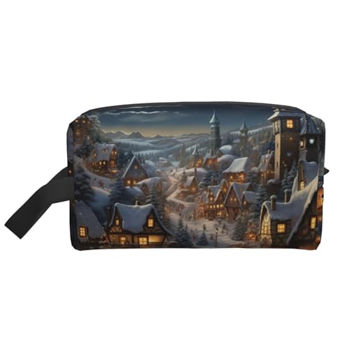 BREAUX Weihnachten bedruckte Kosmetiktasche, Kosmetiktasche zur Aufbewahrung von Frauen Reisezubehör, Weihnachten2, Einheitsgröße, Weihnachten2, Taglia Unica BREAUX Weihnachten bedruckte Kosmetiktasche, Kosmetiktasche zur Aufbewahrung von Frauen Reisezubehör, Weihnachten2, Einheitsgröße, Weihnachten2, Taglia Unica von BREAUX