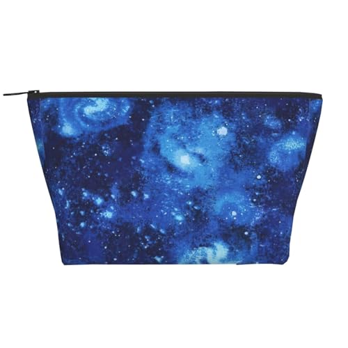 Blue Universe Weltraum-Galaxie-Druck, Make-up-Reisetasche, täglicher Organizer, Reisetasche, Kosmetiktasche, 15,9 x 7,1 x 12,9 cm, blaues Universum, Weltraumgalaxie, Einheitsgröße, Blue Universe Space von BREAUX
