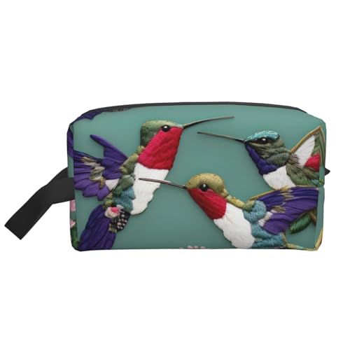 Blume Kolibri Stickerei Druck Mode Kosmetik Organizer Tasche, Reisezubehör Für Frauen Organizer Kosmetiktasche, Stickerei Kolibri Blumen, Einheitsgröße, Stickerei Kolibri Blumen, Taglia Unica Blume Kolibri Stickerei Druck Mode Kosmetik Organizer Tasche, Reisezubehör Für Frauen Organizer Kosmetiktasche, Stickerei Kolibri Blumen, Einheitsgröße, Stickerei Kolibri Blumen, Taglia Unica von BREAUX