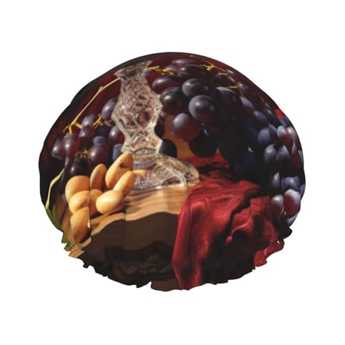 Damen-Duschhaube, wiederverwendbar, elastisch, doppellagig, Haarkappe, Duschhaube von BREAUX