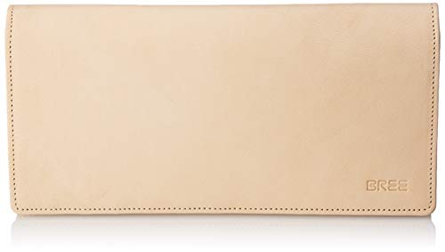 BREE Damen Lund New 124 Geldbörse, Beige (Nature), 1x10x23 cm (B x H x T) von BREE