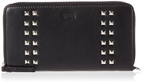 BREE Damen Issy 131, Black Rivet, Zip. L. Purse W17 367131 Geldbörse, Schwarz (Black Rivet 900) von BREE