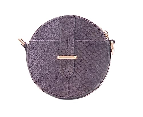 BREE Damen Weeny 2, Platin, Round Pouch W19 Clutch Blau (Platin) von BREE