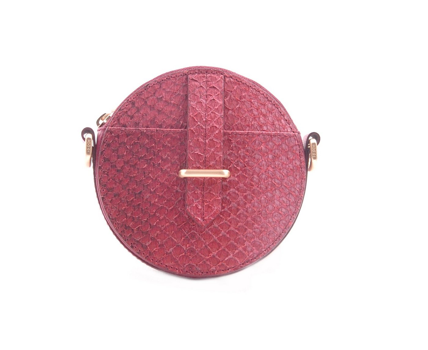 BREE Handtasche BREE Weeny 2 - Runde Minipouch in bordeaux von BREE