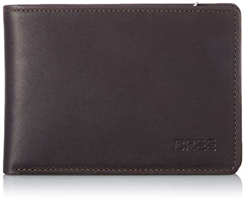 BREE Herren Oxford SLG New 138 Geldbörse, Braun (Dark Brown), 1x7.5x10.5 cm (B x H x T) von BREE