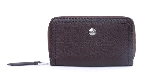 BREE Marbella 2 Kombibörse in Mocca | Geldbörse für Damen | Portemonnaie lang 3x10x18 cm (B x H x T) von BREE