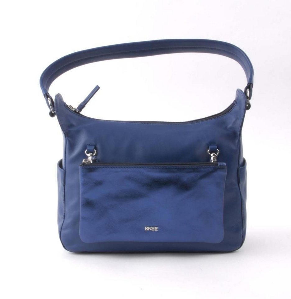 BREE Schultertasche BREE Fantastic 11 - Schultertasche in blue / blue metallic von BREE