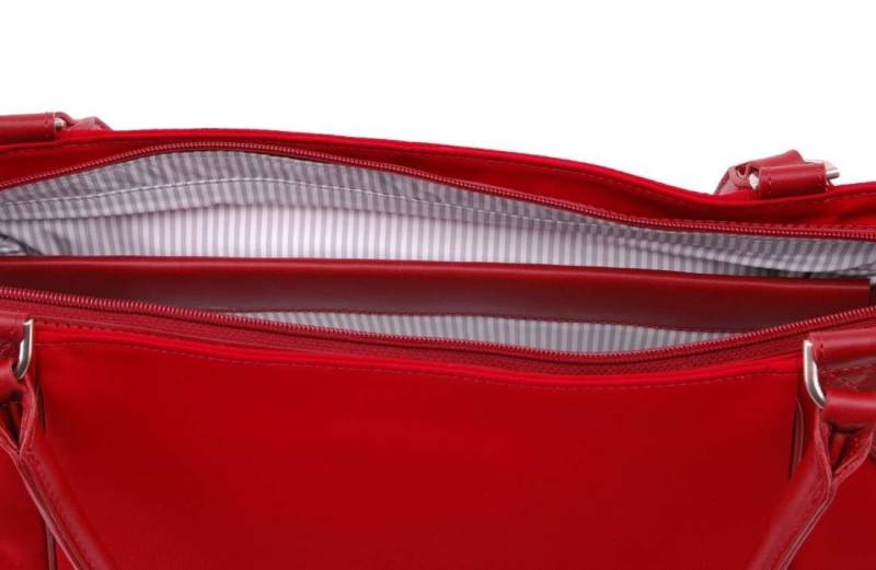 BREE Tragetasche BREE Lisboa 5 - Tote bag in dark red von BREE