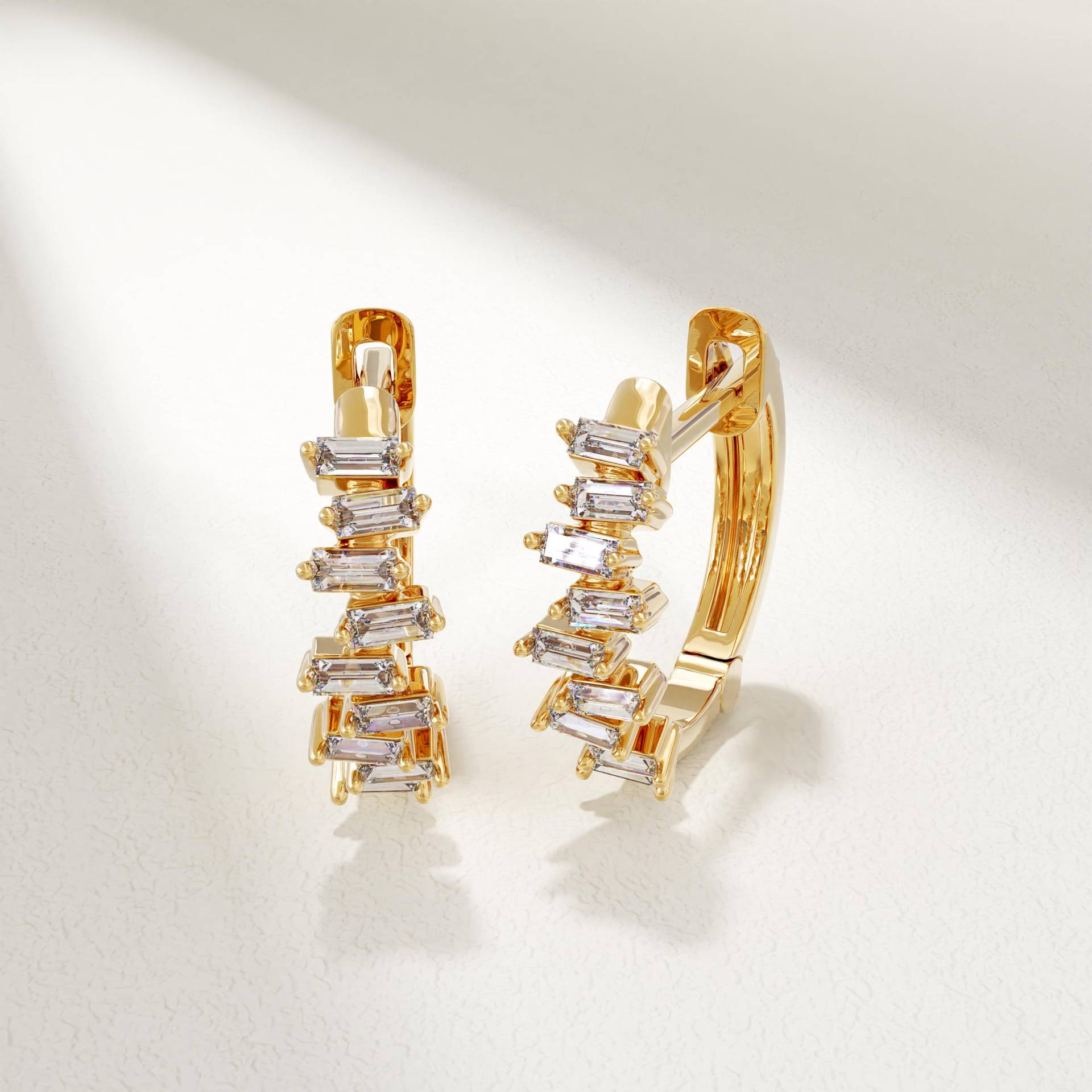 14K Gold Baguette Cz Hoop Ohrringe Pave Huggies Zierliche Minimalist Solid Alltag Schmuck Handgemachtes Geschenk Für Sie Geburtstagsgeschenk 14K Gold Baguette Cz Hoop Ohrringe Pave Huggies Zierliche Minimalist Solid Alltag Schmuck Handgemachtes Geschenk Für Sie Geburtstagsgeschenk von BRENNMORE