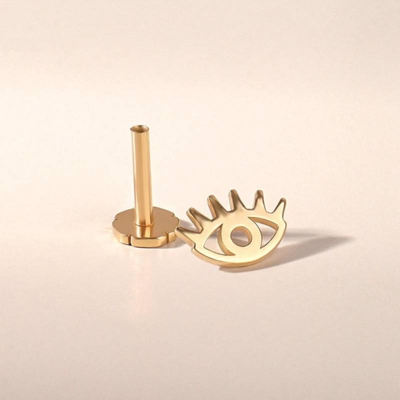 14K Gold Evil Eye Ohrstecker Für Frauen Solid Ohrringe Kleine Helix Piercings Echt Schmuck Geschenk Freundin Täglicher Goldschmuck 14K Gold Evil Eye Ohrstecker Für Frauen Solid Ohrringe Kleine Helix Piercings Echt Schmuck Geschenk Freundin Täglicher Goldschmuck von BRENNMORE