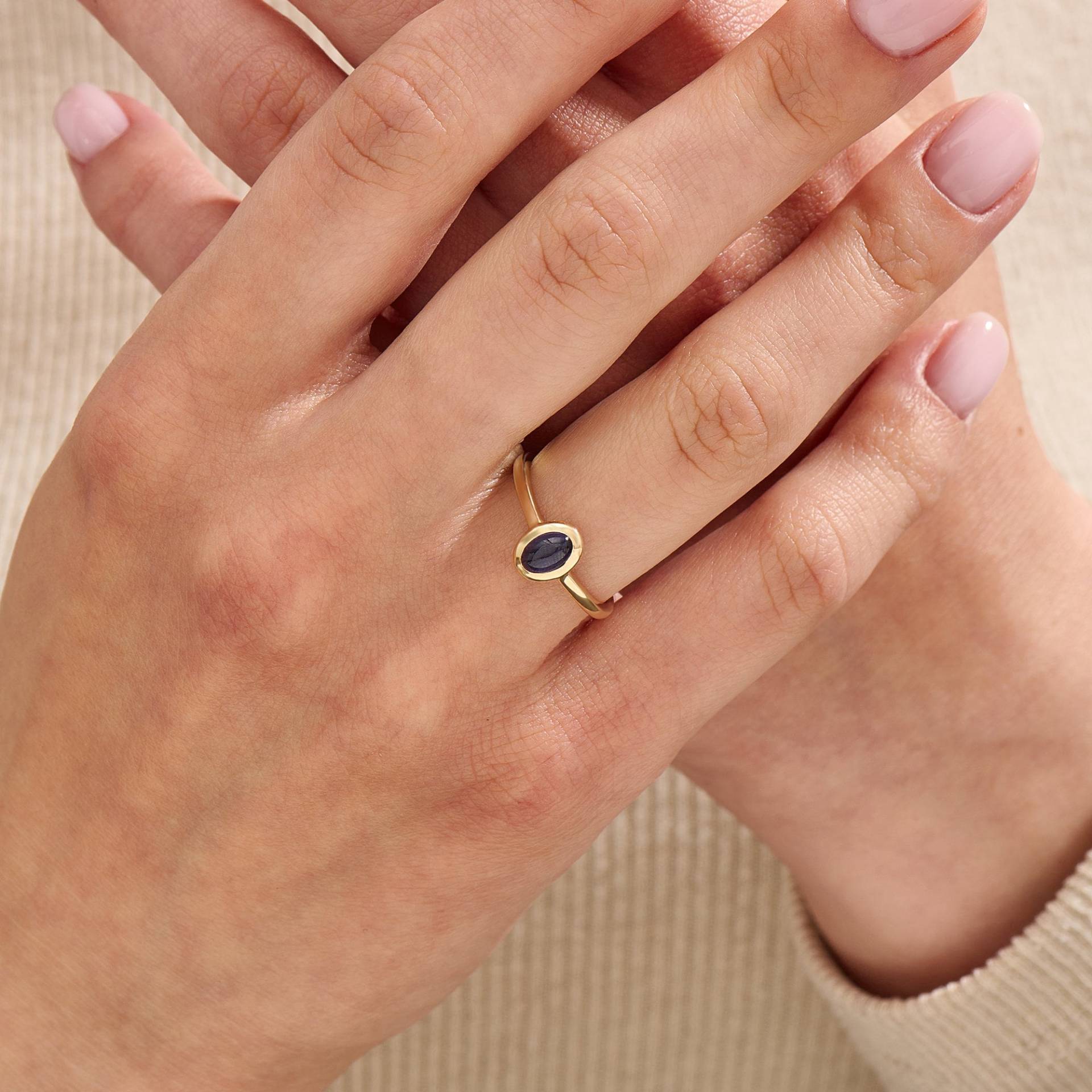Blauer Edelstein Ring Für Frauen 14K Gold Iolith Zierliche Lünette Oval Pinky Schmuck Geschenk Mutter Birthstone Mit Saphir Blauer Edelstein Ring Für Frauen 14K Gold Iolith Zierliche Lünette Oval Pinky Schmuck Geschenk Mutter Birthstone Mit Saphir von BRENNMORE