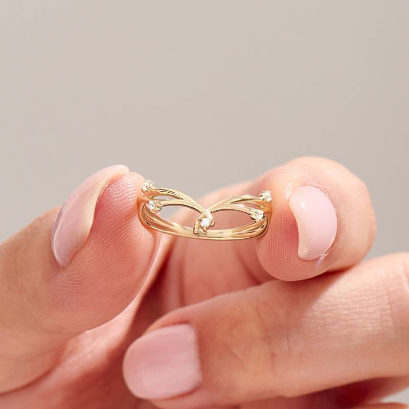 Geschwungener Ehering Frauen 14K Goldring V Form Ringenhancer Für Verlobungsring Natur Inspiriert Stapeln Geschenk Schmuck Sie Geschwungener Ehering Frauen 14K Goldring V Form Ringenhancer Für Verlobungsring Natur Inspiriert Stapeln Geschenk Schmuck Sie von BRENNMORE