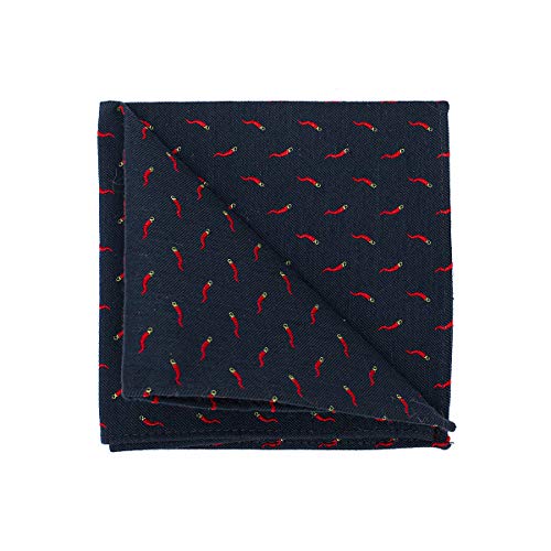 BRERA 67 Stofftaschentücher Herren für Anzug aus Seide | gemustert Einstecktuch 25x25 | elegante Taschentücher für Herren Stoff | Tuch mit Fliege und Krawatte zu kombinieren von BRERA 67