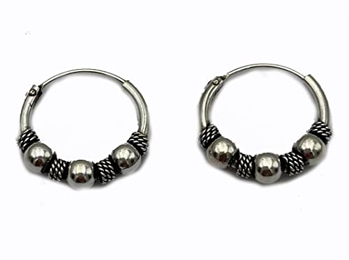 Brera 67 Ohrringe Silber 925 | Paar Gothic Keltische Creolen | 925 Silber oxidiert (schwarz), UNICA, Silber, Nicht zutreffend. von BRERA 67