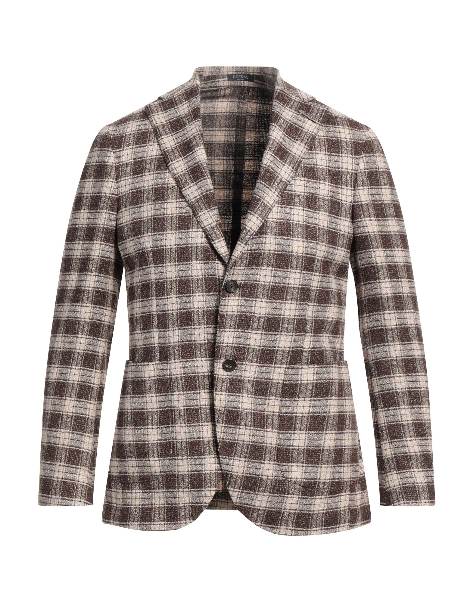 BRERAS Milano Blazer Herren Dunkelbraun von BRERAS Milano