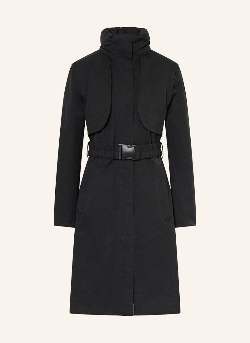 Brgn Trenchcoat Skyet schwarz von BRGN