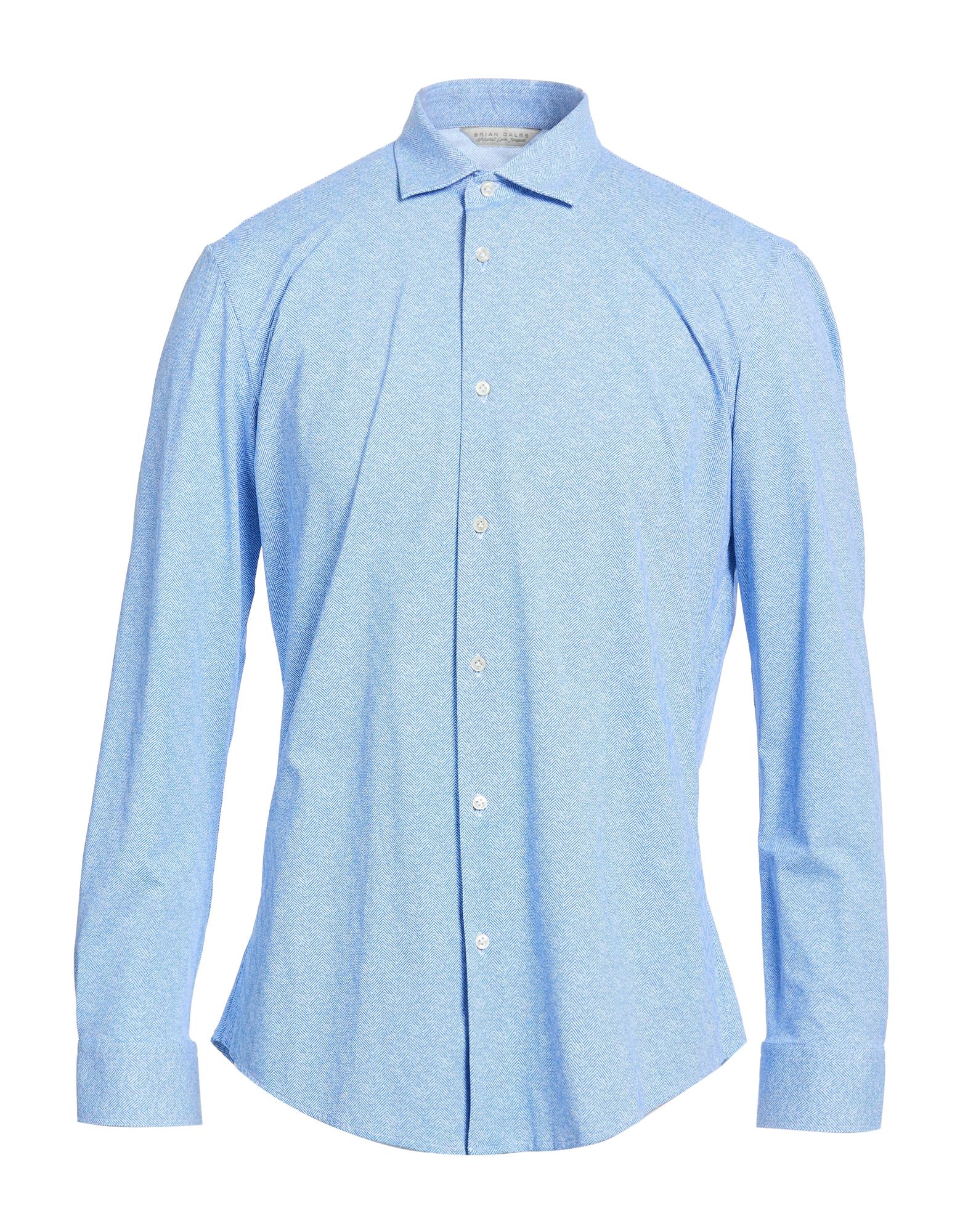 BRIAN DALES Hemd Herren Azurblau von BRIAN DALES
