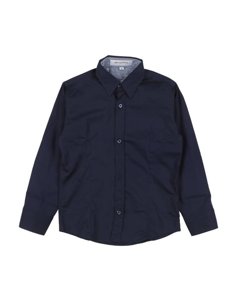 BRIAN RUSH Hemd Kinder Marineblau von BRIAN RUSH