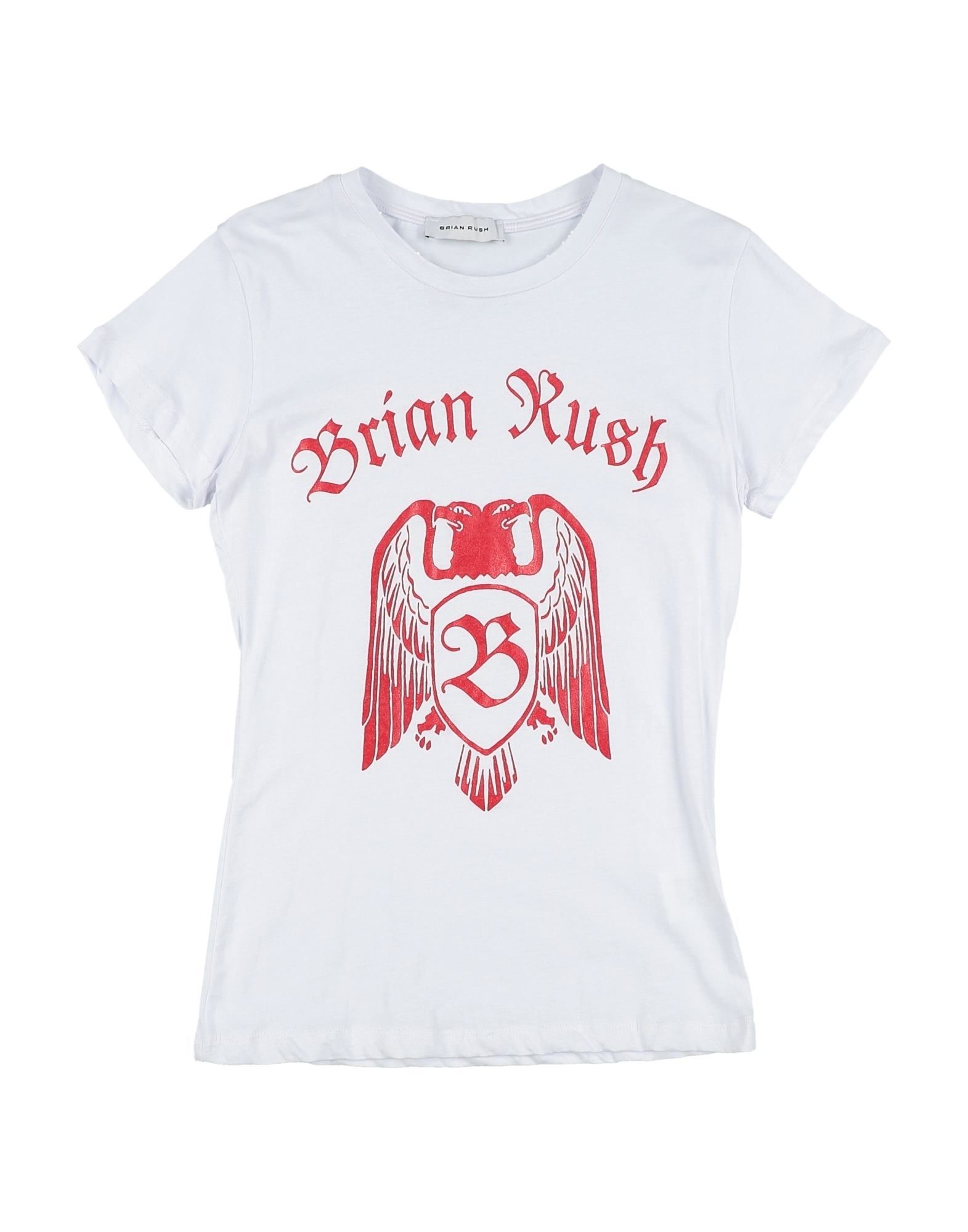 BRIAN RUSH T-shirts Kinder Weiß von BRIAN RUSH