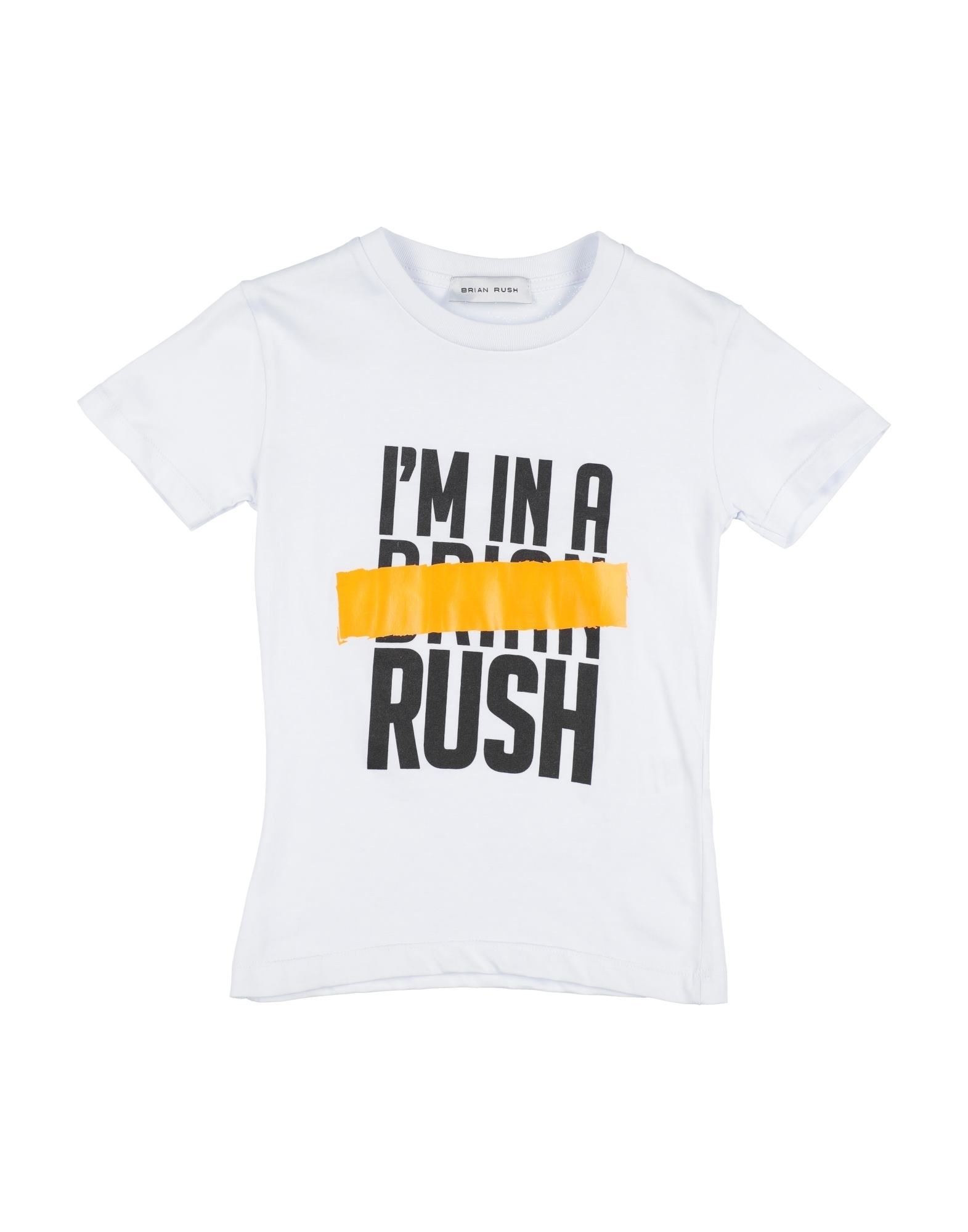 BRIAN RUSH T-shirts Kinder Weiß von BRIAN RUSH