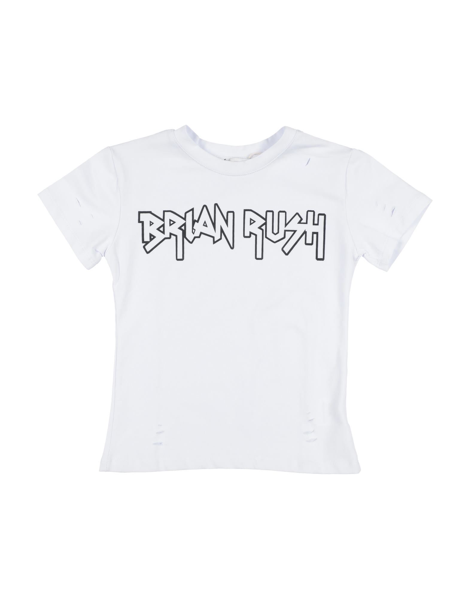 BRIAN RUSH T-shirts Kinder Weiß von BRIAN RUSH