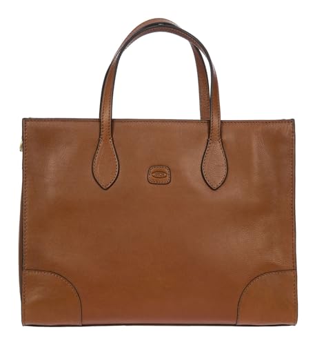 BRIC'S Leder Businesstasche mit Laptopfach Volterra Opera Bag Tobacco braun von BRIC'S