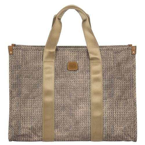 BRIC'S Schultertasche Laptoptasche mit Laptopfach X-Collection Opera Bag Wool Nut braun von BRIC'S