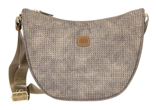 BRIC'S Schultertasche Umhängetasche X-Bag Shoulderbag Wool Nut braun von BRIC'S