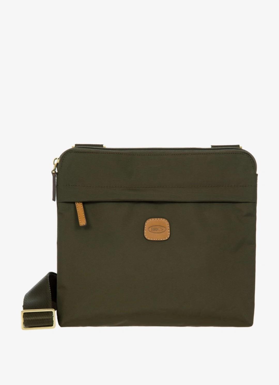 BRICS - Messengerbag Recycled Fabric Crossbody Bag M Oliva Grün von BRIC'S