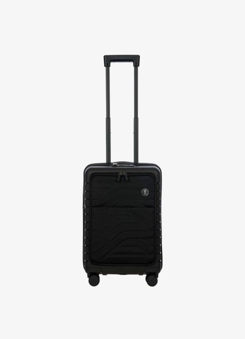 BRICS - Ulisse 4Rad-Schalentrolley Trolley 55 Cm Black Gelb von BRIC'S