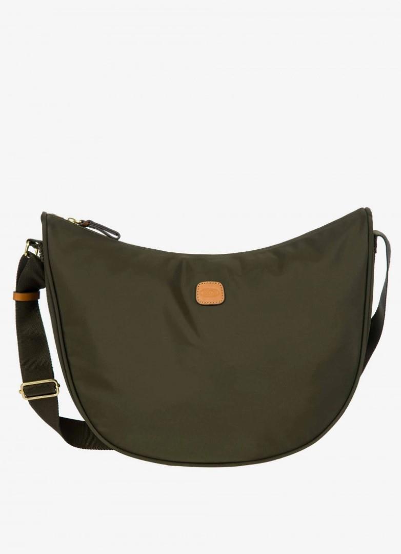 BRICS - X-BAG Handtasche Mit Rv Shoulderbag Olive Dunkelgrün - Gr. - L von BRIC'S