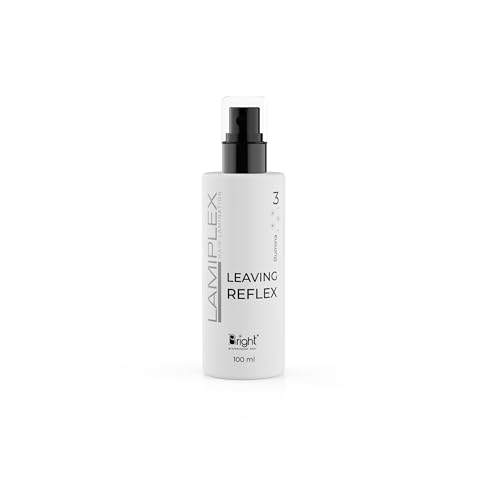 Lamiplex Leaving Reflex N.3 Haarlaminierung, aufhellendes Spray mit Keratin und hydrolysierter Seide, verleiht dem Haar einen Spiegeleffekt für glänzendes, gesundes und glänzendes Haar, 100 ml von BRIGHT PROFESSIONAL HAIR