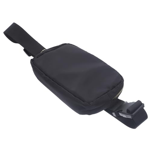 BRIGHTFUFU Sportlicher Hüfttasche für Damen Verstellbare Fanny Pack für Laufen Wandern und mit Mehreren Fächern für Smartphone und Essentials Schwarz von BRIGHTFUFU