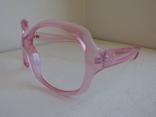 Hellrosa-Transparente Kunststoffbrille von BRILLAkntrbnt