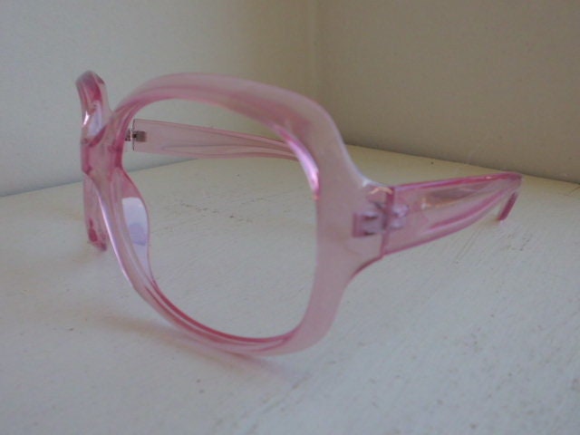 Hellrosa-Transparente Kunststoffbrille von BRILLAkntrbnt