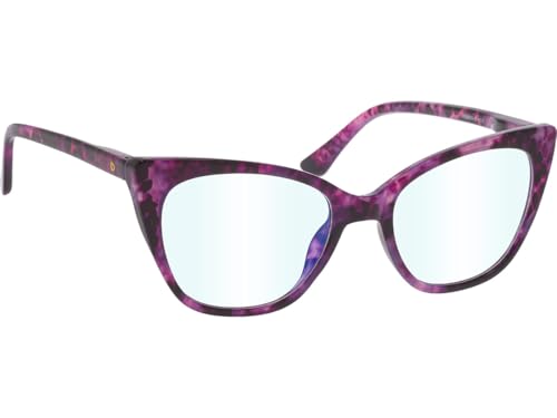 BRILO Blaulichtfilter Computerbrille Damen (REB500-B, 2.5, Dioptrien) von BRILO