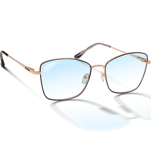 BRILO Blaulichtfilter Computerbrille Damen (REB510-A, 3.25, Dioptrien) von BRILO