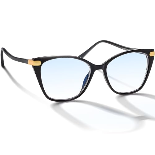 BRILO Blaulichtfilter Computerbrille Damen (REB530-A, 3.5, Dioptrien) von BRILO
