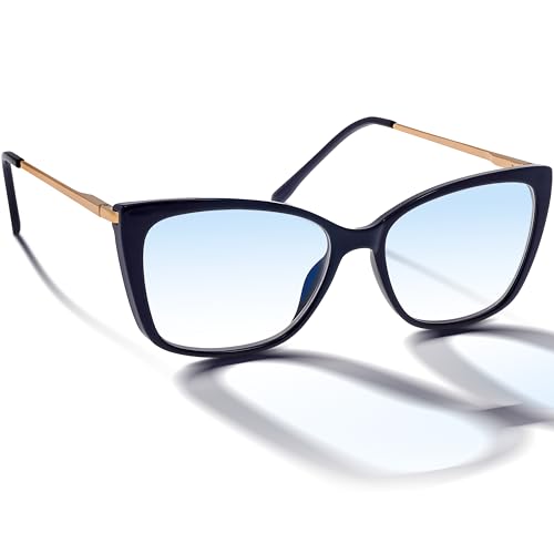 BRILO Blaulichtfilter Computerbrille Damen (REB550-A, 3.0, Dioptrien) von BRILO
