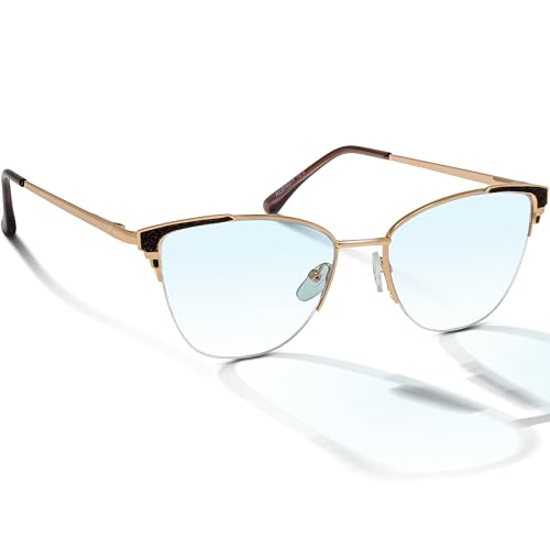 BRILO Blaulichtfilter Computerbrille Damen (REB560-A, 1.5, Dioptrien) von BRILO