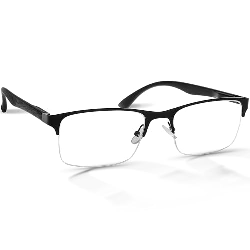 BRILO Blaulichtfilter Computerbrille Herren Unisex (REB540-A, 2, Dioptrien) von BRILO