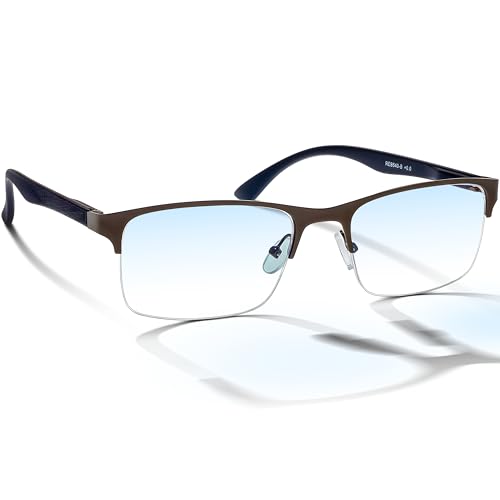 BRILO Blaulichtfilter Computerbrille Herren Unisex (REB540-B, 1.5, Dioptrien) von BRILO