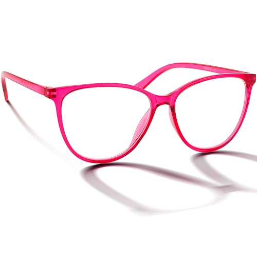 BRILO Damen Lesebrille Korrekturbrille Oval Gestell, modische Damenbrille Sehhilfe mit Etui, leichte Lesehilfe für Frauen von BRILO